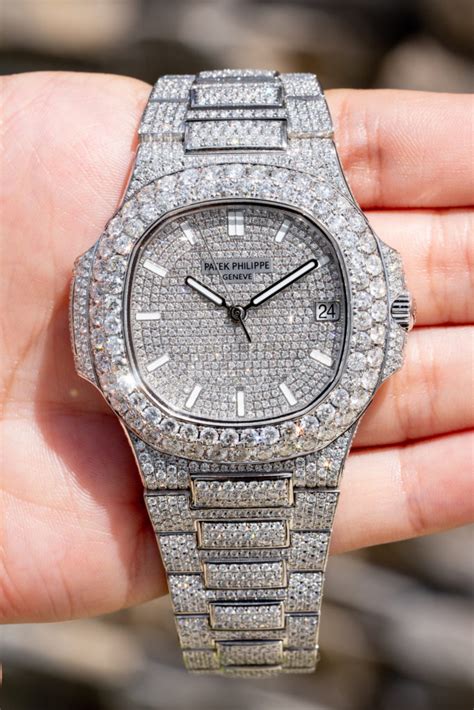 patek philippe mens watch diamond|patek philippe white gold watch.